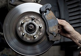 disc brake pads grinding